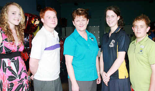 Newly elected junior mayor Jaae Peterson (left), outgoing junior mayor Brody Dombrow, acting Fraser Coast mayor Julie Arthur, outgoing junior deputy mayor Julia Massingham and newly elected junior deputy mayor Daniel Mahony enjoy the junior council’s election event. Newly elected junior mayor Jaae Peterson (left), outgoing junior mayor Brody Dombrow, acting Fraser Coast mayor Julie Arthur, outgoing junior deputy mayor Julia Massingham and newly elected junior deputy mayor Daniel Mahony enjoy the junior council’s election event.